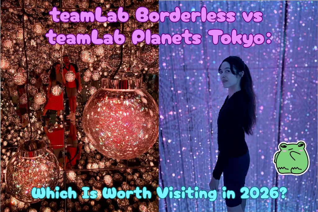 teamlab borderless vs teamlab planets tokyo - which is worth visiting