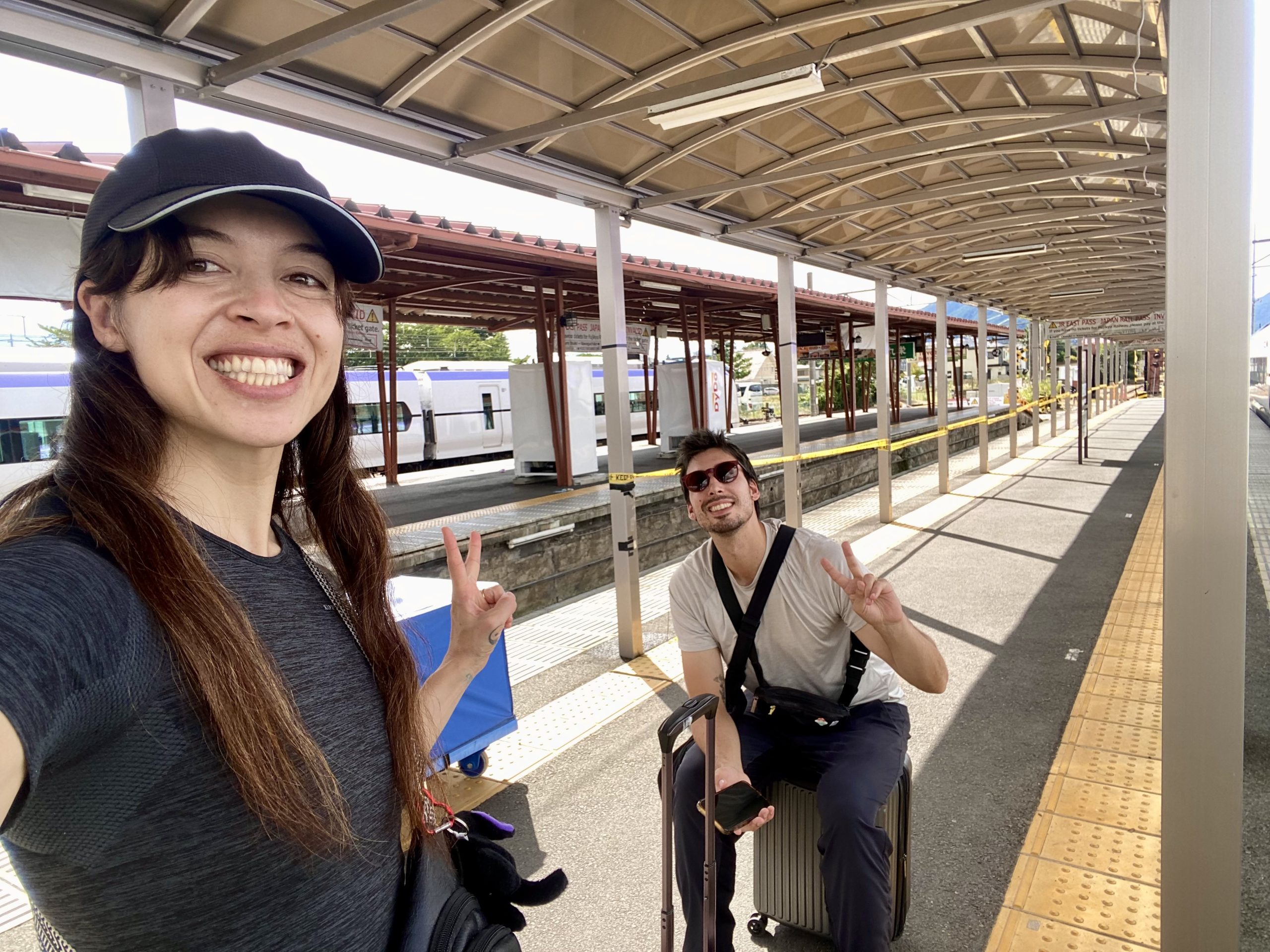 Agni at Japan train station